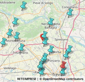 Mappa Via Colombere, 31040 Giavera del Montello TV, Italia (9.894)