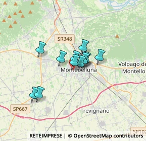 Mappa Via S. Francesco, 31044 Montebelluna TV, Italia (2.05667)