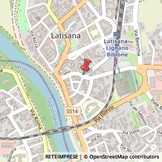 Mappa Via Dietro la Chiesa, 55, 33053 Latisana, Udine (Friuli-Venezia Giulia)