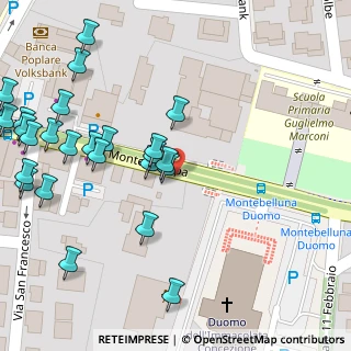 Mappa Via Monsignor, 31044 Montebelluna TV, Italia (0.07778)