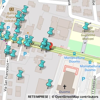 Mappa Via Montegrappa, 31044 Montebelluna TV, Italia (0.07778)