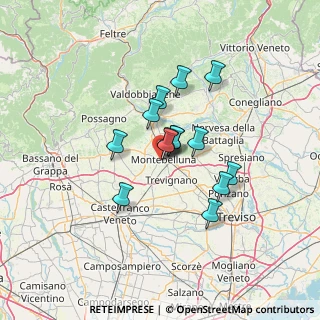 Mappa Via Monsignor, 31044 Montebelluna TV, Italia (9.50071)