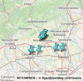 Mappa Via Montegrappa, 31044 Montebelluna TV, Italia (6.82091)