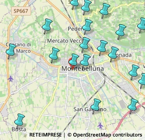 Mappa Via Montegrappa, 31044 Montebelluna TV, Italia (2.62)