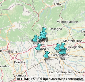 Mappa Vicolo Giuseppe Verdi, 36060 Romano D'ezzelino VI, Italia (9.02846)