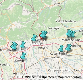 Mappa Vicolo Giuseppe Verdi, 36060 Romano D'ezzelino VI, Italia (15.41071)