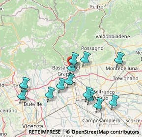 Mappa Vicolo Giuseppe Verdi, 36060 Romano D'ezzelino VI, Italia (15.35615)