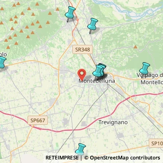 Mappa Via Monte Forcella, 31044 Montebelluna TV, Italia (4.74818)