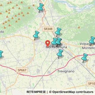 Mappa Via Monte Forcella, 31044 Montebelluna TV, Italia (4.64909)
