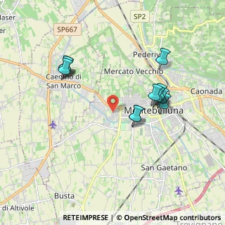 Mappa Via Monte Forcella, 31044 Montebelluna TV, Italia (1.8125)