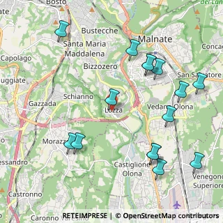 Mappa Via C. Battisti, 21040 Lozza VA, Italia (2.39333)
