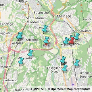 Mappa Via C. Battisti, 21040 Lozza VA, Italia (2.25133)