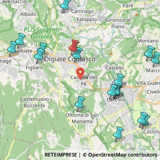 Mappa Via Repubblica, 22077 Olgiate Comasco CO, Italia (2.82765)