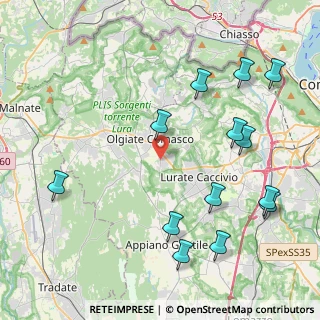 Mappa Via Repubblica, 22077 Olgiate Comasco CO, Italia (4.98385)