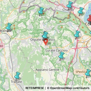 Mappa Via Repubblica, 22077 Olgiate Comasco CO, Italia (7.26941)