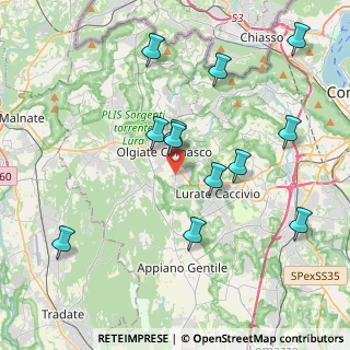 Mappa Via Repubblica, 22077 Olgiate Comasco CO, Italia (4.12583)