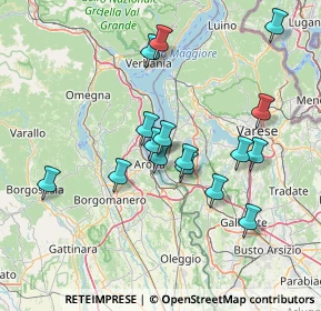 Mappa Via Michelangelo, 21021 Angera VA, Italia (13.28938)