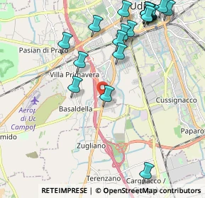 Mappa Via Enrico Fermi, 33030 Campoformido UD (2.554)