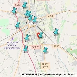 Mappa Via Sant'Ulderico, 33100 Udine UD, Italia (4.42667)