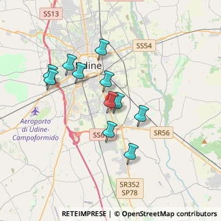 Mappa Via Sant'Ulderico, 33100 Udine UD, Italia (3.04182)