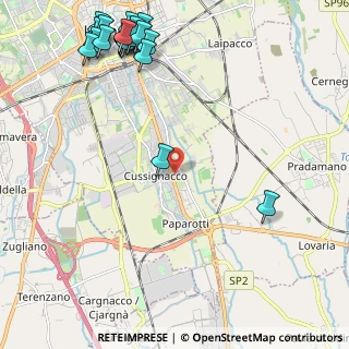 Mappa Via Sant'Ulderico, 33100 Udine UD, Italia (3.053)