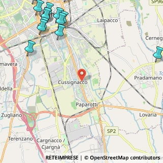 Mappa Via Sant'Ulderico, 33100 Udine UD, Italia (3.53214)