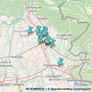 Mappa Via Sant'Ulderico, 33100 Udine UD, Italia (7.62364)