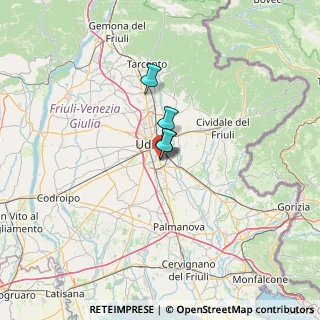 Mappa Via Sant'Ulderico, 33100 Udine UD, Italia (54.04143)
