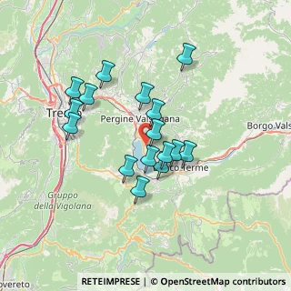 Mappa Via dei Campi, 38057 Pergine Valsugana TN, Italia (5.85188)