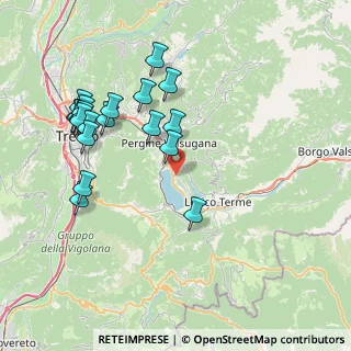 Mappa Via dei Campi, 38057 Pergine Valsugana TN, Italia (8.3715)