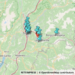 Mappa Via dei Campi, 38057 Pergine Valsugana TN, Italia (9.89067)