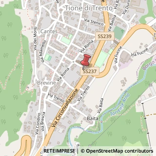 Mappa Via Damiano Chiesa, 14, 38079 Tione di Trento, Trento (Trentino-Alto Adige)