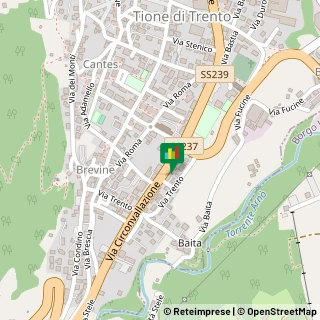 Mappa Via Circonvallazione, 71, 38079 Tione di Trento, Trento (Trentino-Alto Adige)