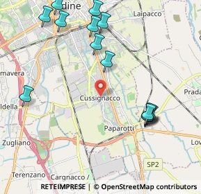 Mappa UDINE piazza Giovanni XXIII, 33100 Udine UD (2.37786)