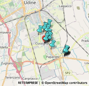 Mappa UDINE piazza Giovanni XXIII, 33100 Udine UD (1.096)