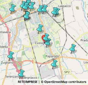 Mappa UDINE piazza Giovanni XXIII, 33100 Udine UD (2.5485)