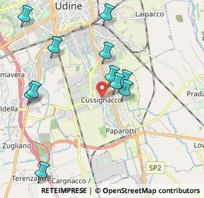 Mappa UDINE piazza Giovanni XXIII, 33100 Udine UD (2.03636)