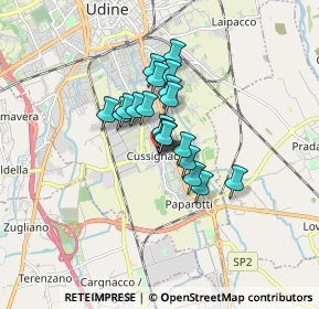 Mappa UDINE piazza Giovanni XXIII, 33100 Udine UD (1.009)