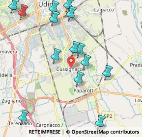 Mappa UDINE piazza Giovanni XXIII, 33100 Udine UD (2.35071)