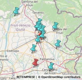 Mappa UDINE piazza Giovanni XXIII, 33100 Udine UD (11.43846)