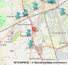 Mappa Via Leonardo da Vinci, 33030 Campoformido UD (3.34444)
