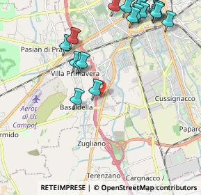 Mappa Via Leonardo da Vinci, 33030 Campoformido UD (2.607)