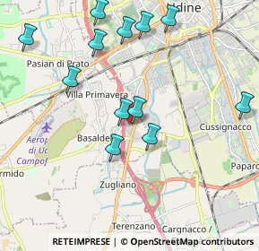 Mappa Via Leonardo da Vinci, 33030 Campoformido UD (2.08)