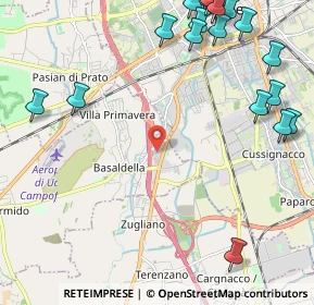 Mappa Via Leonardo da Vinci, 33030 Campoformido UD (3.09)