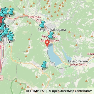 Mappa Via dei Zeloni, 38057 Calceranica al Lago TN, Italia (7.9795)