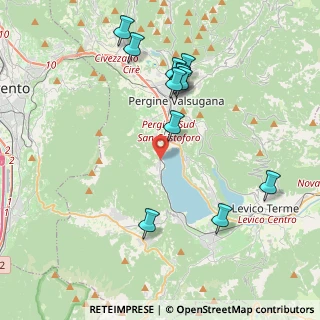 Mappa Via dei Zeloni, 38057 Calceranica al Lago TN, Italia (4.1375)