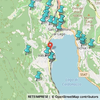 Mappa Via dei Zeloni, 38057 Calceranica al Lago TN, Italia (1.182)