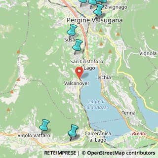Mappa Via dei Zeloni, 38057 Calceranica al Lago TN, Italia (3.37333)