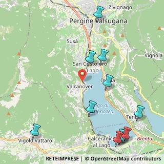 Mappa Via dei Zeloni, 38057 Calceranica al Lago TN, Italia (2.82455)