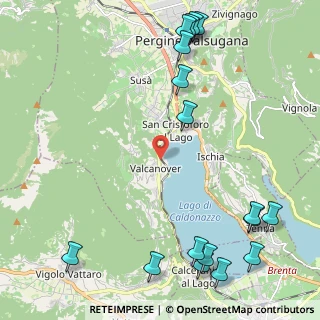Mappa Via dei Zeloni, 38057 Calceranica al Lago TN, Italia (3.04)